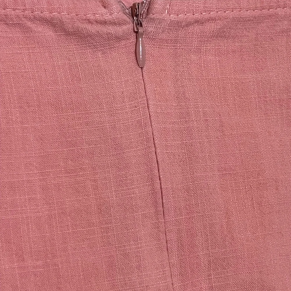 SALMON PINK RUFFLE WRAP SKIRT SZ SMALL